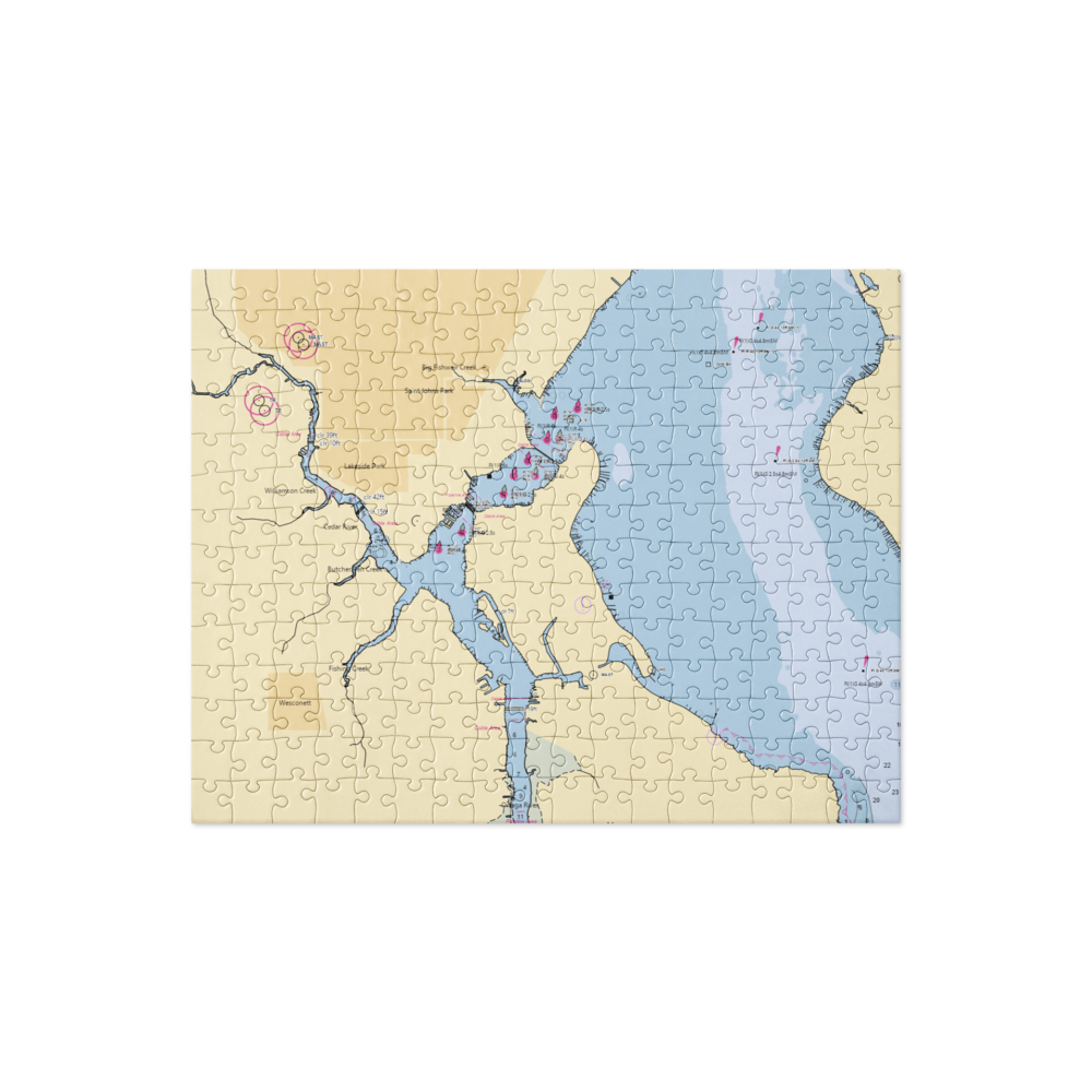 Port 32 Jacksonville (Jacksonville, FL) NOAA Chart Jigsaw Puzzle 
