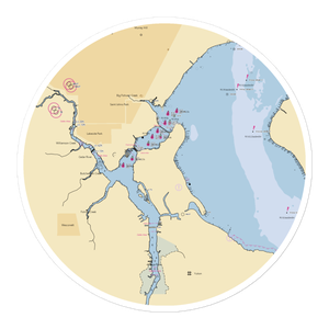 Port 32 Jacksonville (Jacksonville, FL) NOAA Chart Sticker