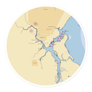 Sadler Point Marina (Jacksonville, FL) NOAA Chart Sticker