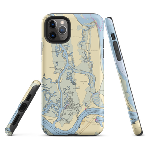 Kingsley Plantation Dock (Jacksonville, FL) NOAA Chart  Tough iPhone Case