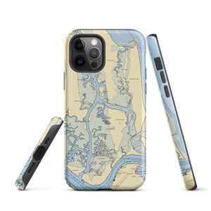 Kingsley Plantation Dock (Jacksonville, FL) NOAA Chart  Tough iPhone Case