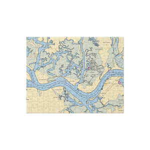 Riverfront RV Park (Jacksonville, FL) NOAA Chart Jigsaw Puzzle