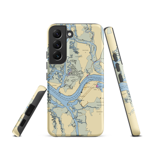 Fort George Island Marina (Jacksonville, FL) NOAA Chart Samsung Phone Case