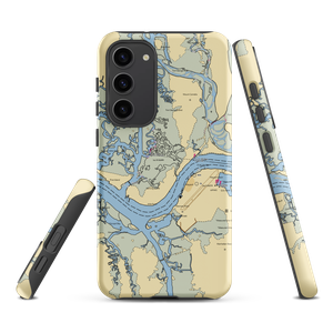 Fort George Island Marina (Jacksonville, FL) NOAA Chart Samsung Phone Case