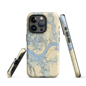 Fort George Island Marina (Jacksonville, FL) NOAA Chart  Tough iPhone Case