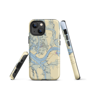 Fort George Island Marina (Jacksonville, FL) NOAA Chart  Tough iPhone Case