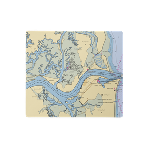 Fort George Island Marina (Jacksonville, FL) NOAA Chart  Gaming Mouse Pad