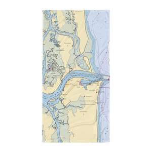 Morningstar Marinas at Mayport (Jacksonville, FL) NOAA Chart Towel