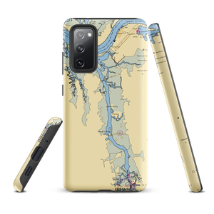 Queens Harbour Yacht & Country Club (Jacksonville, FL) NOAA Chart Samsung Phone Case