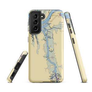 Queens Harbour Yacht & Country Club (Jacksonville, FL) NOAA Chart Samsung Phone Case