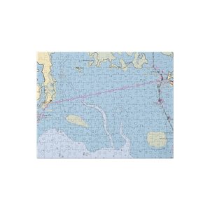 Apalachee Bay Yacht Club (Panacea, FL) NOAA Chart Jigsaw Puzzle