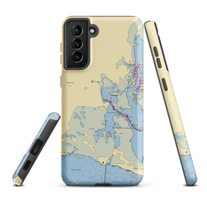 Rock Landing Marina (Panacea, FL) NOAA Chart Samsung Phone Case