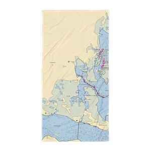 Rock Landing Marina (Panacea, FL) NOAA Chart Towel