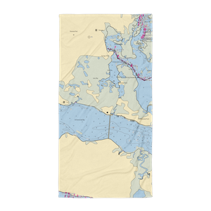 Tide Creek Marina (Panacea, FL) NOAA Chart Towel