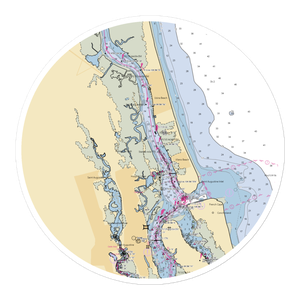 Windward at Camachee Cove Yacht Harbor (Saint Augustine, FL) NOAA Chart Sticker