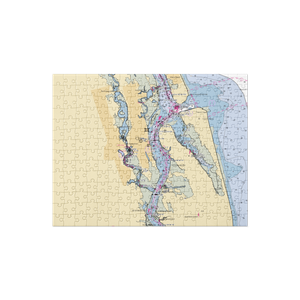 The Marine Supply & Oil Company (Saint Augustine, FL) NOAA Chart Jigsaw Puzzle