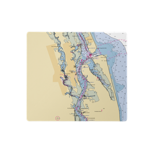 The Marine Supply & Oil Company (Saint Augustine, FL) NOAA Chart  Gaming Mouse Pad