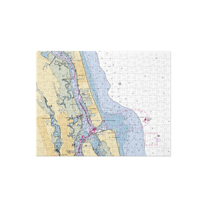 Sea Love Marina (Saint Augustine, FL) NOAA Chart Jigsaw Puzzle