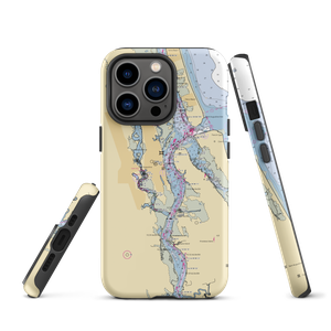 Xynides Boatyard (Saint Augustine, FL) NOAA Chart  Tough iPhone Case
