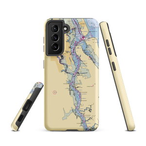 High Tide Boat Yard (Saint Augustine, FL) NOAA Chart Samsung Phone Case