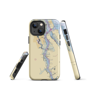 High Tide Boat Yard (Saint Augustine, FL) NOAA Chart  Tough iPhone Case