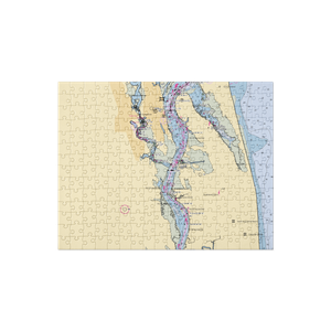 High Tide Boat Yard (Saint Augustine, FL) NOAA Chart Jigsaw Puzzle