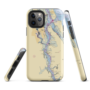 Pellicer Point Marina (Saint Augustine, FL) NOAA Chart  Tough iPhone Case