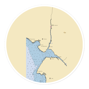 Trout Creek Fish Camp (Saint Augustine, FL) NOAA Chart Sticker