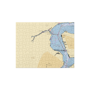 Newcastle Shipyard (Palatka, FL) NOAA Chart Jigsaw Puzzle