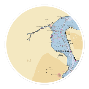 Newcastle Shipyard (Palatka, FL) NOAA Chart Sticker