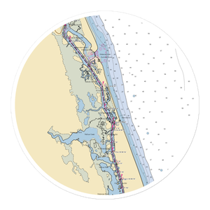 Town of Marineland Marina (Palm Coast, FL) NOAA Chart Sticker