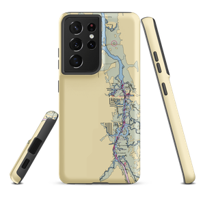 Palm Cove Marina (Jacksonville Beach, FL) NOAA Chart Samsung Phone Case