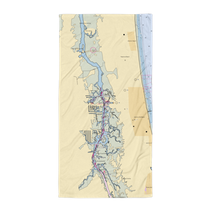 MarineMax Jacksonville (Jacksonville Beach, FL) NOAA Chart Towel