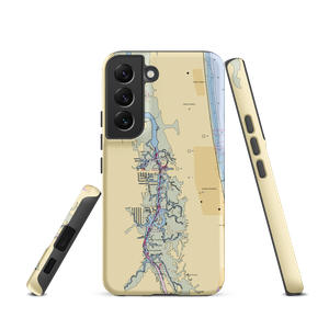 Windward at Beach Marine (Jacksonville Beach, FL) NOAA Chart Samsung Phone Case