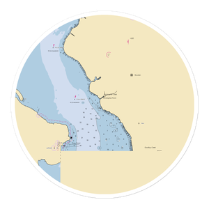 Epping Forest Yacht Club (Jacksonville, FL) NOAA Chart Sticker