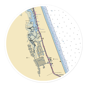 Hammock Dunes Marina (Palm Coast, FL) NOAA Chart Sticker