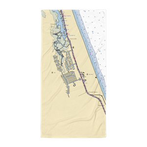 Palm Coast Golf Resort Marina (Palm Coast, FL) NOAA Chart Towel