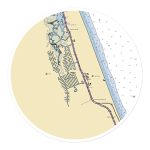 Palm Coast Golf Resort Marina (Palm Coast, FL) NOAA Chart Sticker