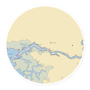 Shelter Cove Marina (Steinhatchee, FL) NOAA Chart Sticker