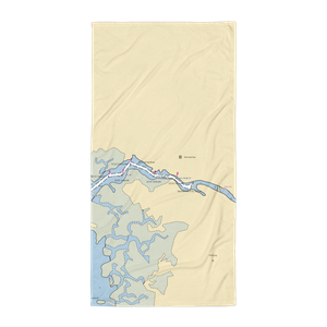 Sea Hag Marina (Steinhatchee, FL) NOAA Chart Towel