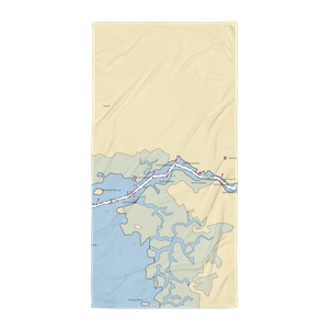 Wood's Gulf Breeze Marina & Campground (Steinhatchee, FL) NOAA Chart Towel