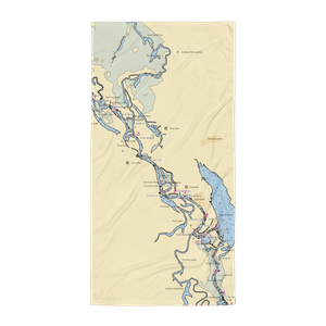 St Johns Marina South LLC. (Deland, FL) NOAA Chart Towel