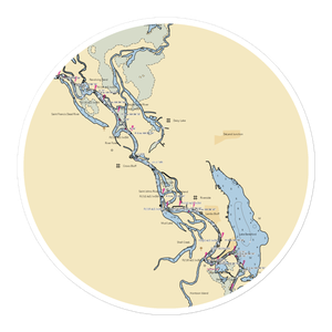 St Johns Marina South LLC. (Deland, FL) NOAA Chart Sticker