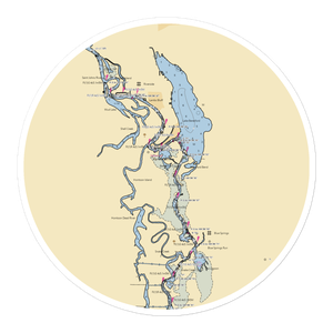 Holly Bluff Marina (Deland, FL) NOAA Chart Sticker