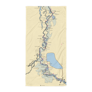 Highbanks Marina (Debary, FL) NOAA Chart Towel