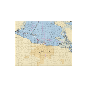 DOWNTOWN SANFORD MARINA (Sanford, FL) NOAA Chart Jigsaw Puzzle