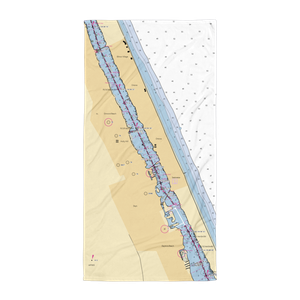 Coquina Marina (Daytona Beach, FL) NOAA Chart Towel