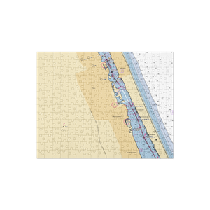 Halifax River Yacht Club (Daytona Beach, FL) NOAA Chart Jigsaw Puzzle