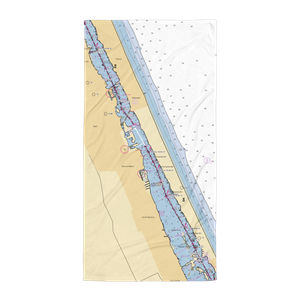 Halifax Sailing Association (Daytona Beach, FL) NOAA Chart Towel