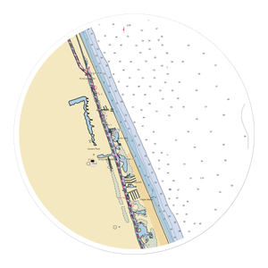 Marina Bay Condo (Flagler Beach, FL) NOAA Chart Sticker